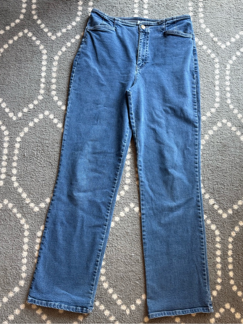 Early Winters - VINTAGE 1980s 1-Button Cotton Jeans - SIZE 12